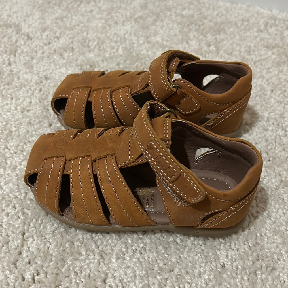 Clark’s Toddler Leather Sandals